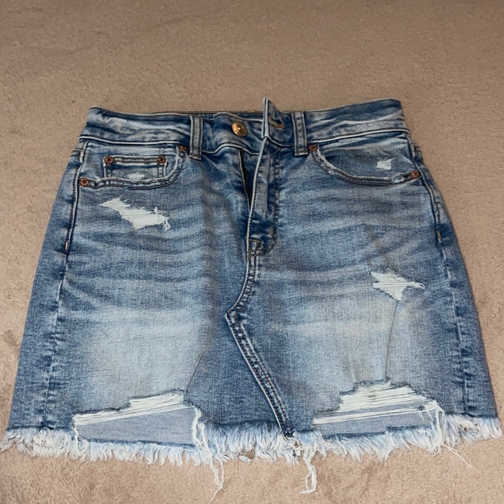 American Eagle super stretch high rise mini skirt